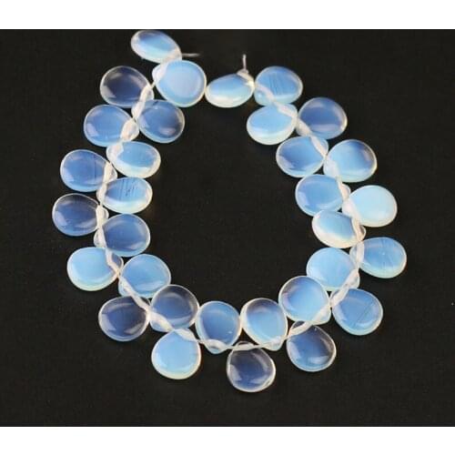 10*12mm Natural Stones Opal Water Drop Loose Beads Petals DIY Handmade Jewelry Making Bracelet Necklace Opalite