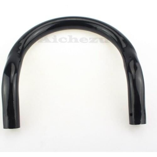 ACZ Motorcycle 1pc 210mm Black Cafe Racer Upswept Kick Up Rear Seat Frame Hoop Loop Universal Tracker End 1" 25mm