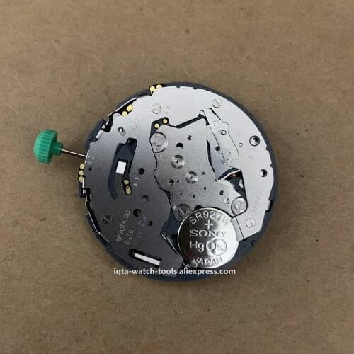 Free Shipping Japan Miyota OS20 Quartz Watch Movement With Adjust Stem Replacement Watch Movement Accessories Kit