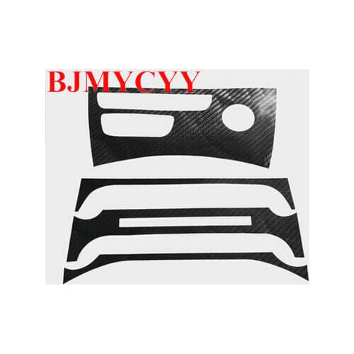 BJMYCYY Car central dashboard carbon fiber sticker for Chevrolet Malibu 2013 2014