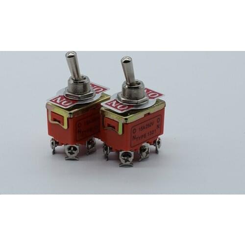 E-TEN1321 250V 15A switch shaking head rocker switch for power switch ON-ON 6 feet 2 files