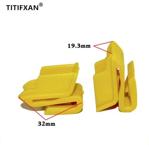 5PCS Car Bumper Leaf board Fender connection Fixed clip Clasp For Nissan Qashqai Teana X-TRAIL Cedric plastic fasteners