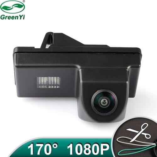 HD Vehicle AHD 1080P 170 Deg Fisheye Lens Car Rear View Backup Camera For Toyota Reiz Land Cruiser 100 200 Prado Android DVD