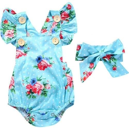 Hilenhug Bodysuit For Baby Girls