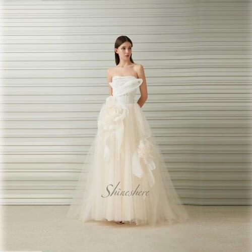 JUSERE Chiffon Wedding Dresses