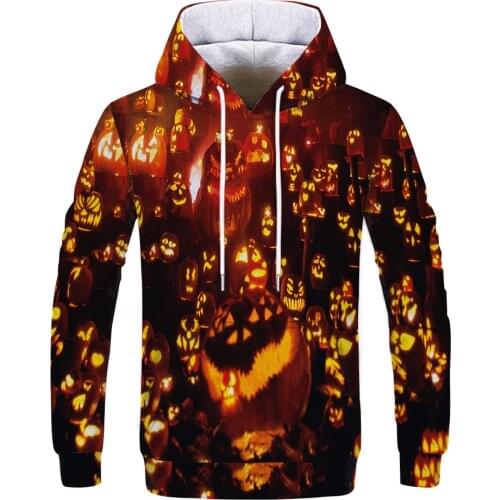 Cool 3D Halloween Hoodies Men /Women Casual Hoody Sweatshirts 3D Halloween Hooded Mens Autumn Winter Pullover Classic Fashion