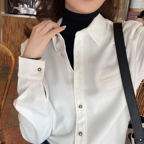 Lucyever White Blouses