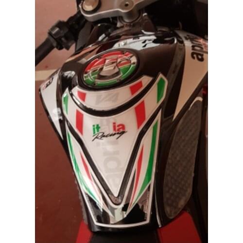 Motorcycle Tank Pad Protector Sticker Fish Bone Sticker For Aprilia RSV4 R Tuono V4 2009 2010 2011
