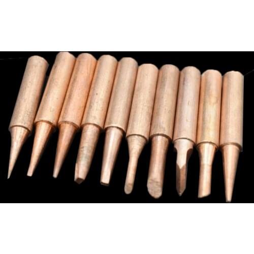 900M-T Soldering Tip Pure Copper Iron Tip for Various Models Soldering Rework Station Soldering Iron Station
