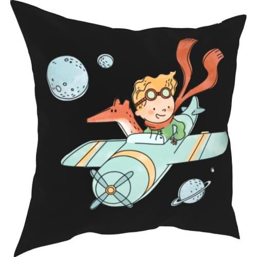 The Little Prince Pillowcase Printing Polyester Cushion Cover Decorative Throw Pillow Case Cover Bedroom Drop Shipping 40*40cm
