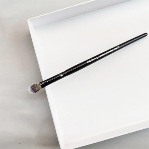 New PRO Crease Makeup Brush #27 Black Soft Fluffy Paddle-Shaped Eyeshadow Blending Beauty Cosmetics Brush Tools