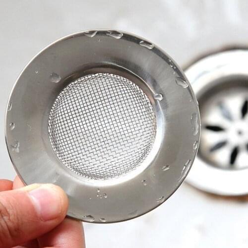 New Stainless Steel Sink Filter Mesh Bathtub Sink Filter Net Drain Trough Kitchen Accessories Washing Pool Tools