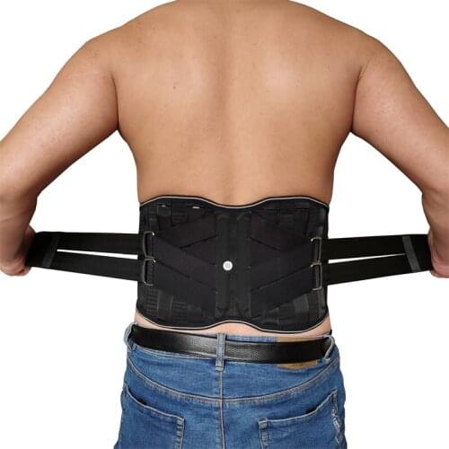 New Adjustable Tourmaline Therapy Lumbar Support Belt Brace Women Men Waist Back Brace Posture Corrector Belt Corset