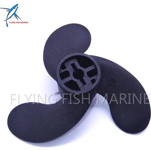 7.4 Diameter X 5.7 Pitch Plastic Propeller for Tohatsu Nissan 2.5HP 3.5HP / Mercury 3.3HP / Johnson Evinrude 3.3HP outboard moto