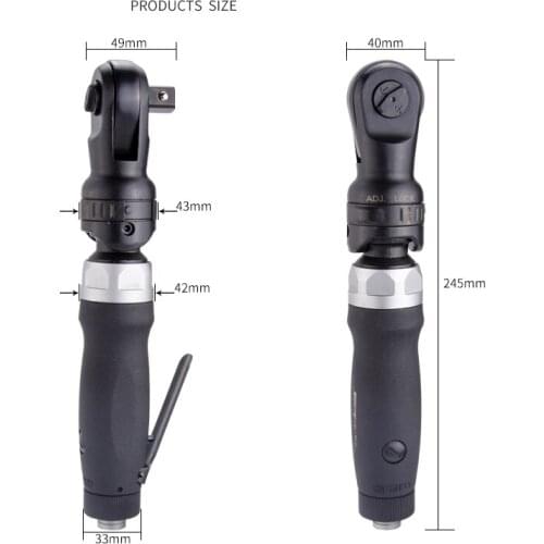 Pneumatic ratchet torque wrench,air puma pneumatic wrenches, adjustable head screwdriver tool machine, adjustable head angle