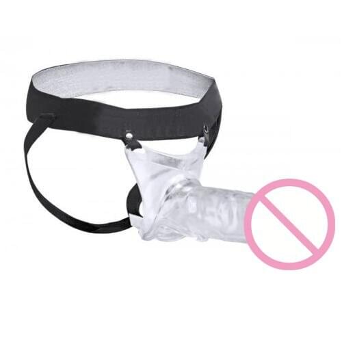 Couple Sex Games Flirt Game Queen Sex Training AV Sex Game Prop Male Sheath Extender Enlarger Erection TPR Enhancer Sex Toy A377