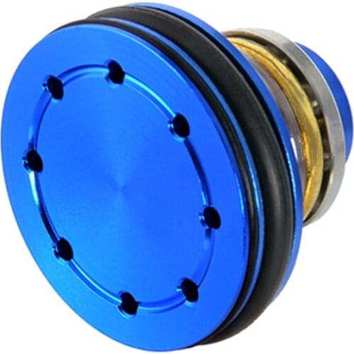 Airsoft CNC Aluminum Double O-Ring Ball Bearing AEG 8-Holes Piston Head Advanced Type For AEG V2/3 Gearbox Paintball Accessories