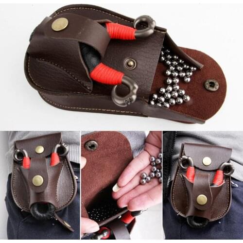 Slingshot Stainless Steel Balls Bag Organizer Storage Case Ammo Pouch Belt Hip for Outdoor Hunting Waist Pack Dropship