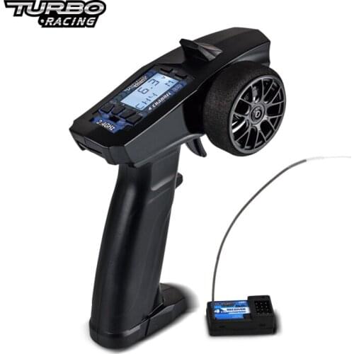 TURBO 2.4GHz 91803G 91803G-C 4CH Radio system Transmitter Controller remote control w/ Receiver for RC Car Boat PK FS-GT3B