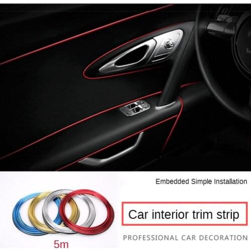 Universal Car Accesories Interior Trim Door Panel Electrical Control Instrument Highlight Decorative Coating Paste Card Free