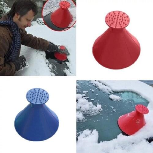 Car Windshield Snow Removal Magic Ice Scraper Outdoor Ice Shovel Cone Shaped Funnel Snow Remover Tool Scrape Car Tool