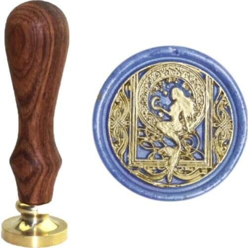 Mermaid Wax Seal Antique Retro Wax Seal Stamp For Scapbooking Decorative Gift Wedding Invitation