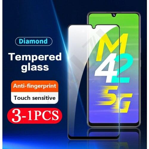3-1Pcs for Samsung Galaxy M21 M22 M31 M32 M42 M51 M62 M01 M01S M02 M10 M20 M30 M40 M11 M12 Tempered Glass Phone Screen Protector