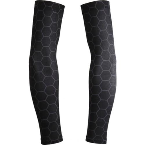 1 Pair Unisex Breathable Sweat Absorption Arm Sleeves Outdoor Sport Cycling Running Sun UV Protection Arm Sleeves Cover