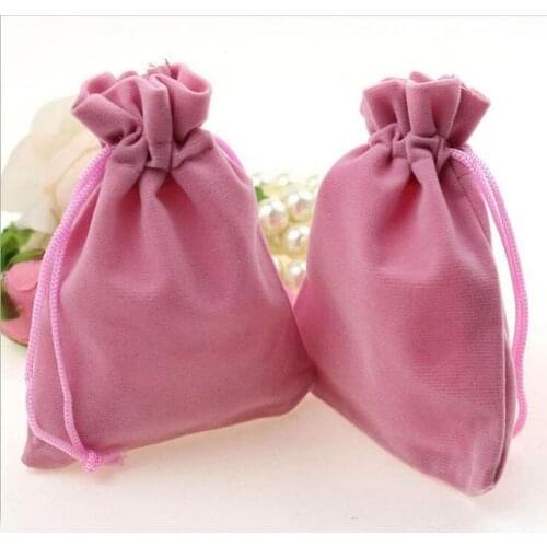 10Pcs Velvet Storage Bags Wedding Favor Pouch Jewelry Packaging Bag Gift Bag Party Christmas Gift Jewelry Velvet Fabric Packing