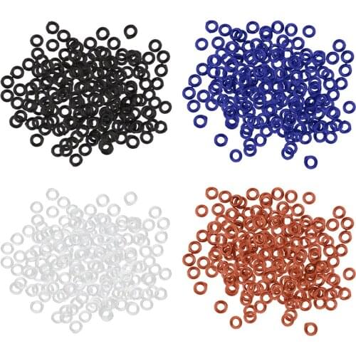 200 Count Rubber O Rings for 2BA Aluminum Stems Shafts Tightening