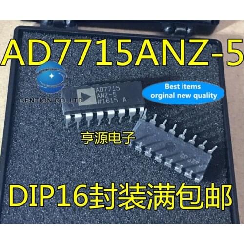 5PCS AD7715 AD7715AN-5 AD7715ANZ-5 DIP adc chip in stock 100% new and original