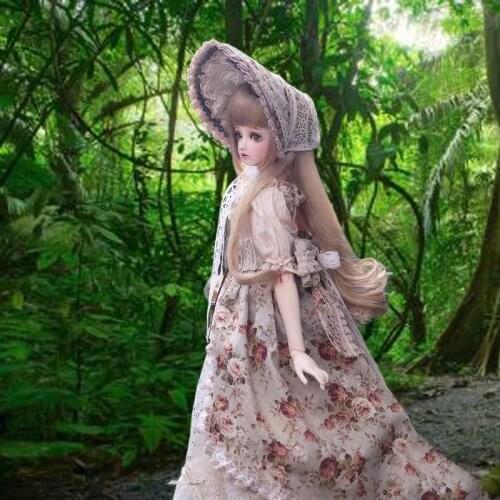 BJD doll Lace hem dress clothes suitable for 1/3 doll 1/4 dolls 1/6 dolls