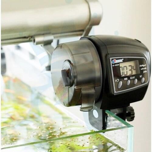 Digital Automatic Aquarium Fish food Feeder with LCD Screen Adjustable Food Feeding Machine 1-4 times AF2003,AF-2009D,AF2005D