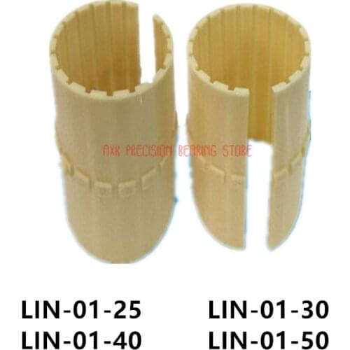 Cnc Router Parts Engineering Plastic Linear Bearing Sliding Inner Membrane Closed Type Lin-01-25 Lin-01-30 Lin-01-40 Lin-01-50