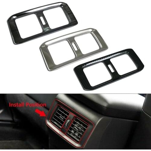 For Toyota RAV4 2019 2020 Rear Air Condition Vent Outlet Cover Trim ABS Plastic