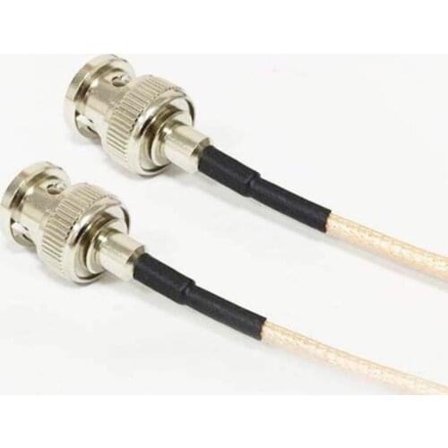 BNC Male Jack to BNC Male Plug RF Connector Coaxial Cable For CCTV Camera DVR System RG316 50 Ohm 15cm