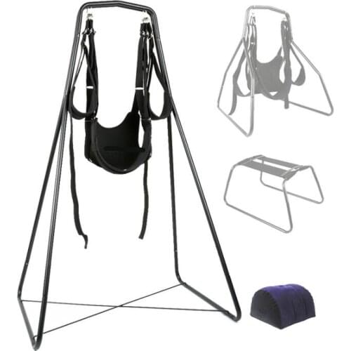 4 in 1 Sex Swing Chair Furniture Sling Hammock Flirt Essential Fetish BDSM Bandage Gear Erotic Sex Toys for Couples Adults Games