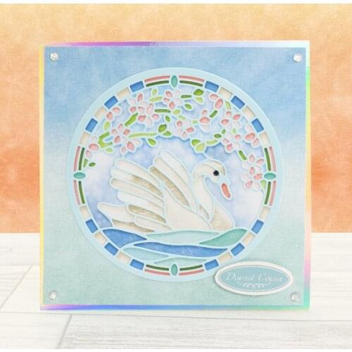 Swan Frame Metal Cutting Die Stencil For Diy Scrapbooking Paper Cards Crafts Embossing New 2019 Dies Cutter Decorative Handmade