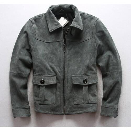 Мужские замшевые куртки NOBLE DUKE China At AliExpress