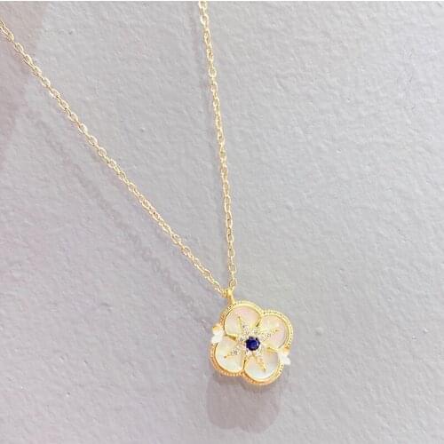 BOTU 2021 New Fashion Exquisite Simple Shell Necklace Womens Creative Pendant Jewelry for Women Personalized