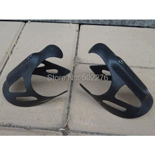 New Carbon Matt Bike water Bottle cage Holder for MTB Mountain Road Cyclocross TT bicycle - 2 Pcs ( CG010 )
