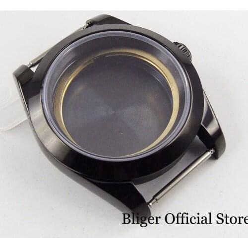 New ROUND BLIGER 39mm Watch Case with Glass Fit MIYOTA Movement
