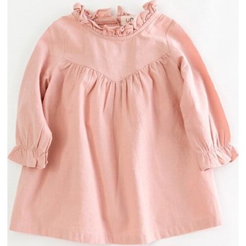 Baby Girl Dress Children Costume Girls Spring Cotton Linen Princess Dresses Autumn Clothes Kids Dress For Girls Evening Party