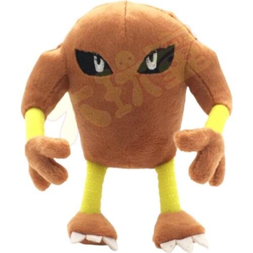 TAKARA TOMY PKM Plush Doll Pokemon Hitmonlee Figure Stuffed Soft Toys for Kids 14cm