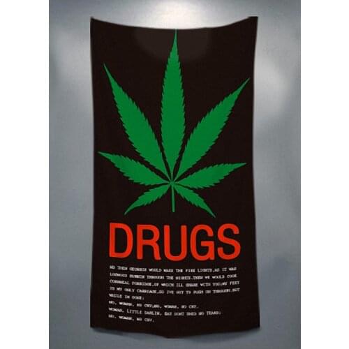 Rock and Roll Pop Band Hip Hop Reggae Posters Flag & Banner Popular Music Theme Painting KTV Bar Cafe Home Wall Decoration F6