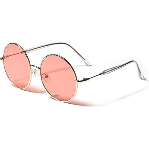 Seasons hot sale retro round frame catwalk multi-color shades for women 2021 exquisite life glasses for men and women UV400