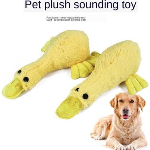 Pet Dogs Toy Cute Yellow Duck New Design Large Yellow Duck Dog Toy Squeaky Toy plush Dog Toys Pet Supplies toys dogs accessory