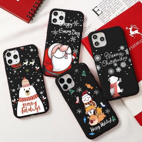 TPU Case For Huawei Nova 5T 7 Honor 10i 10 20 30 Pro S 9X Lite 8X Play 9A 9S 9C X10 Y7P Y8P Y5P Y6P Y8S Christmas Cover Deer Elk