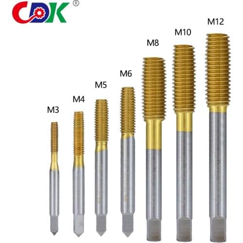 1pcs Roll Form Tap M3 M4 M5 M6 M8 M10 M12 High Speed Steel Screw Tap Drill Bit Ti Coated Metric Thread Tap