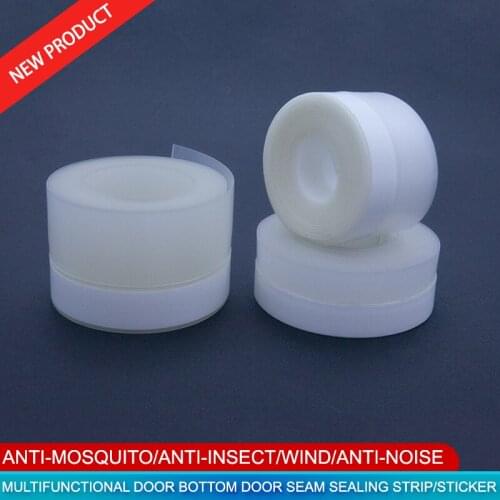 5M Long Door Bottom Seal Strip Weather Window Rubber Seal Weatherstrip Windproof Dust Self Adhesive Door Windshield Sealing